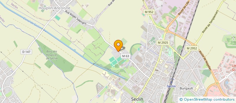 localisation de l'entreprise HARENGUS  SECLIN