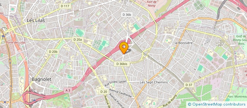localisation de l'entreprise HARES à ROMAINVILLE