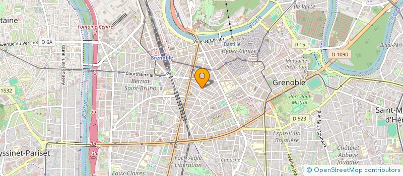 localisation de l'entreprise HARES  GRENOBLE