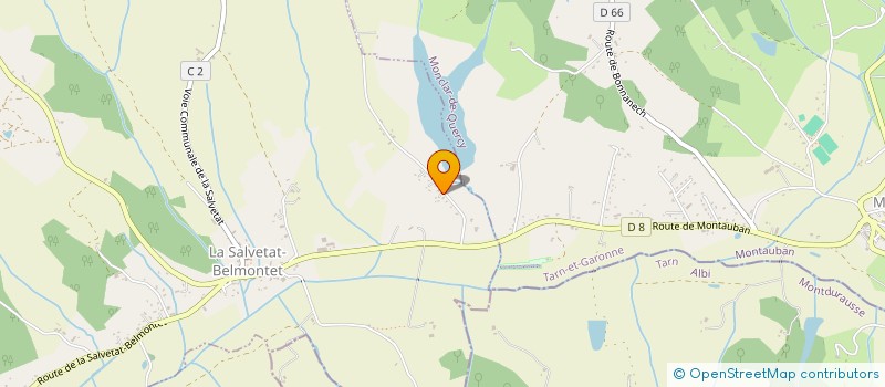 localisation de l'entreprise HARES SOLUTIONS  LA SALVETAT-BELMONTET