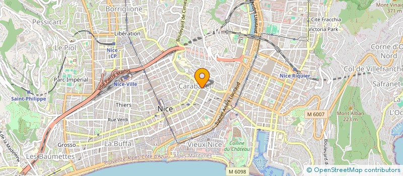 localisation de l'entreprise HAREX à NICE