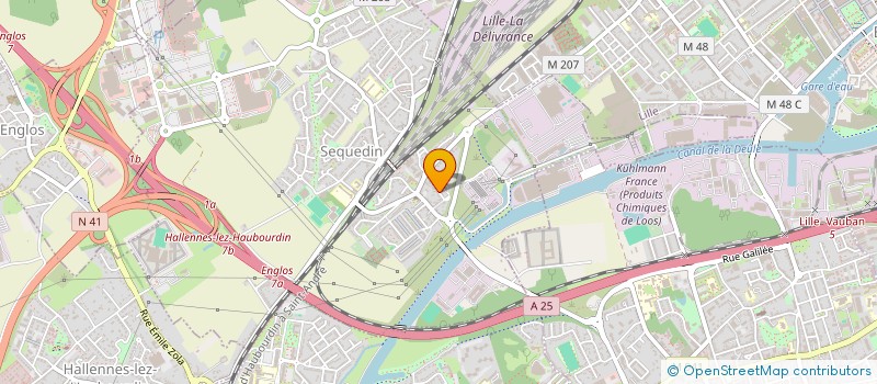 localisation de l'entreprise HARFANG EXPERT AUTO SERVICE  SEQUEDIN