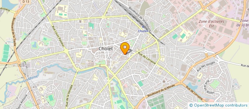 localisation de l'entreprise HARFANG SECURITE à CHOLET