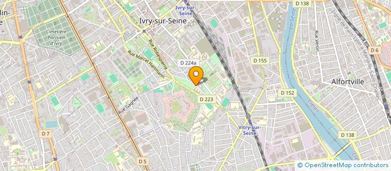 localisation de l'entreprise HARFLORIS  IVRY-SUR-SEINE