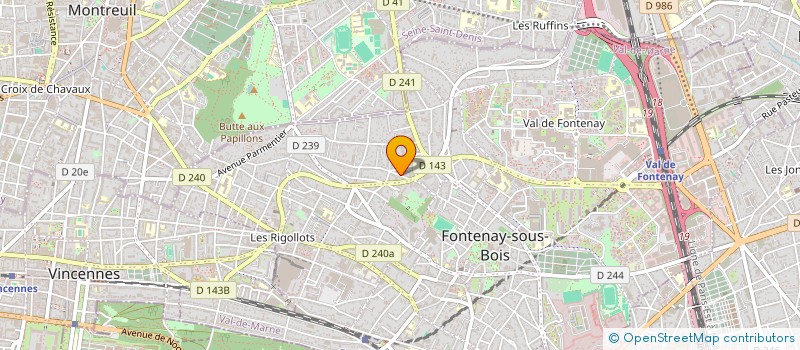 localisation de l'entreprise HARFOUCHE  FONTENAY-SOUS-BOIS