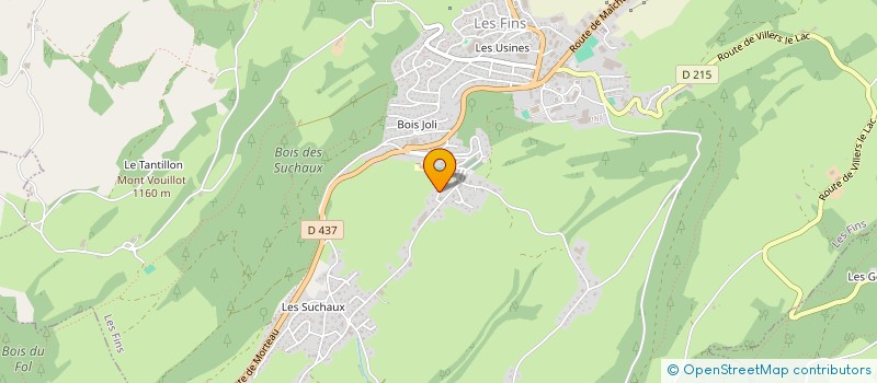 localisation de l'entreprise HARGOS  LES FINS