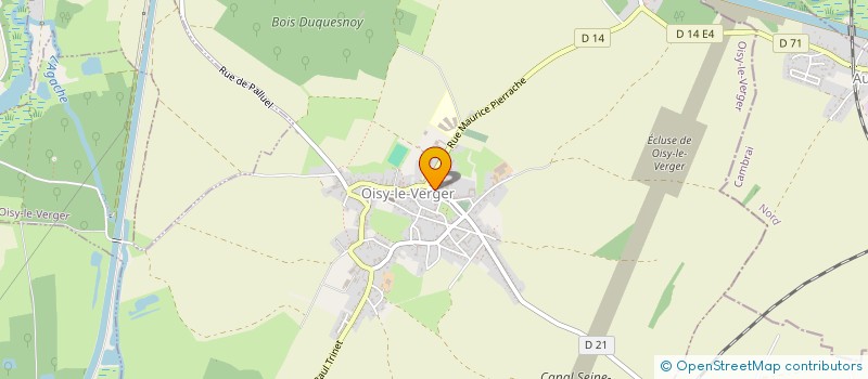 localisation de l'entreprise HARGOT  OISY-LE-VERGER