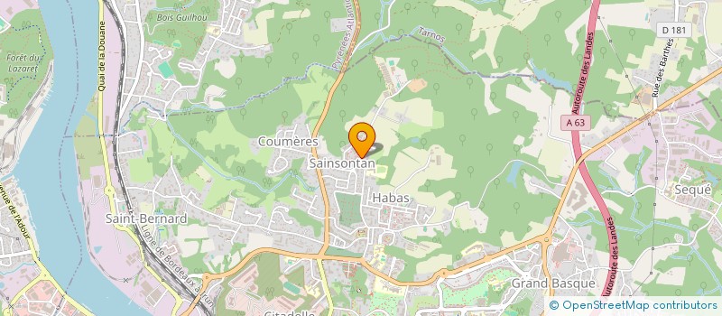 localisation de l'entreprise HARGOUSIER à BAYONNE