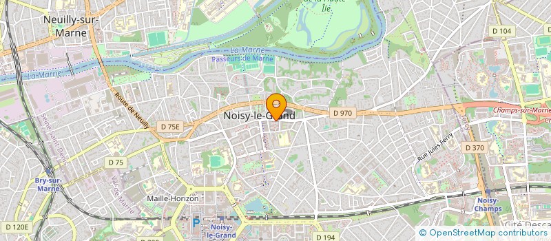 localisation de l'entreprise HARGRE à NOISY-LE-GRAND