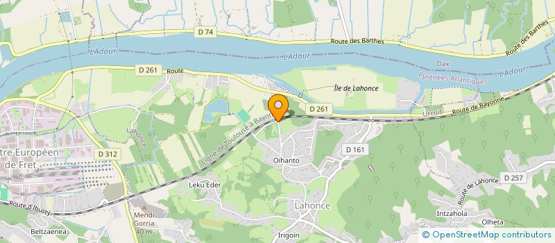 localisation de l'entreprise HARI AMA  LAHONCE