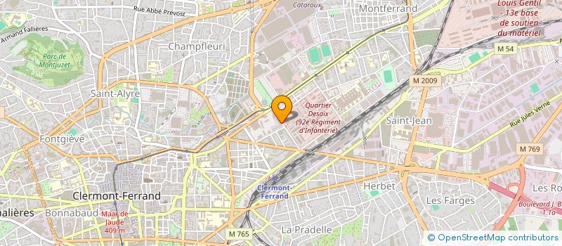 localisation de l'entreprise HARI DECO AMENAGEMENTS  CLERMONT-FERRAND