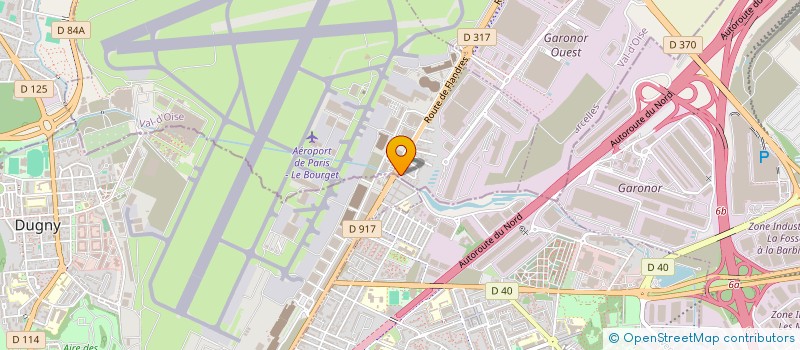 localisation de l'entreprise HARI FOOD  LA COURNEUVE
