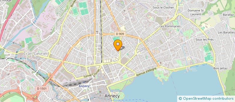 localisation de l'entreprise HARI OM à ANNECY