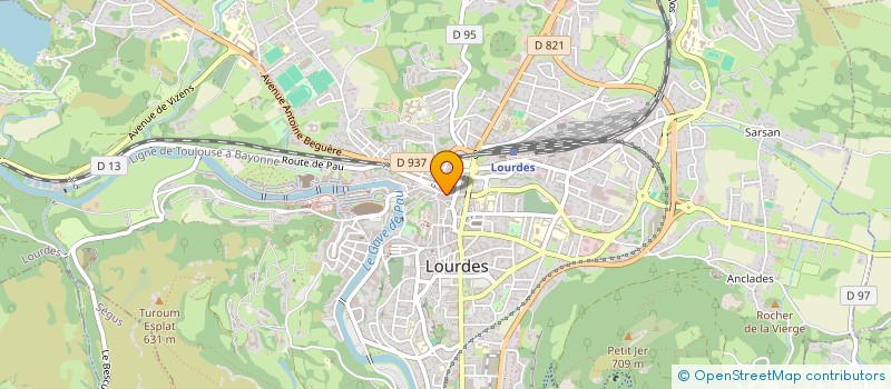 localisation de l'entreprise HARI OMM  LOURDES