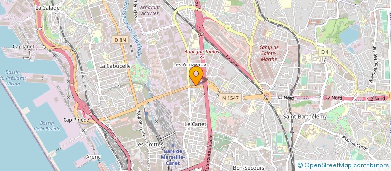 localisation de l'entreprise HARIBO RICQLES ZAN à MARSEILLE