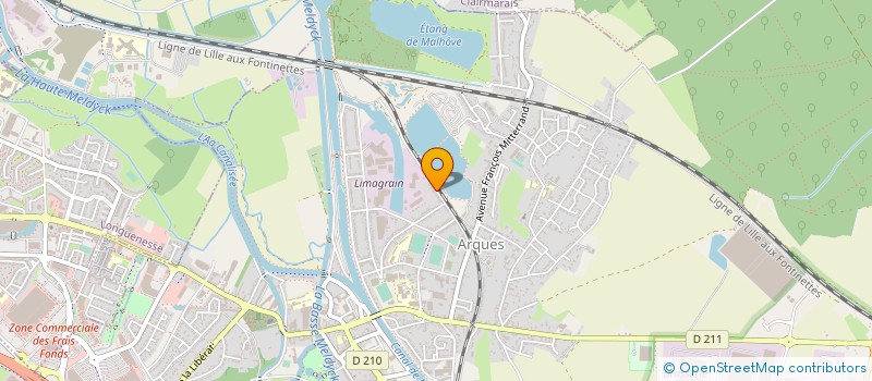 localisation de l'entreprise HARIC  ARQUES