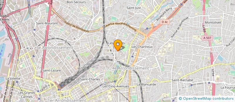 localisation de l'entreprise HARICOT IMMO à MARSEILLE
