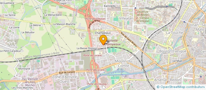 localisation de l'entreprise HARICOT INVEST  YVRE-L'EVEQUE