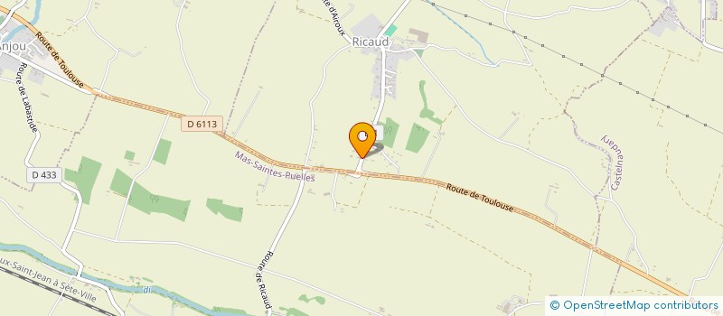 localisation de l'entreprise HARIEX  RICAUD