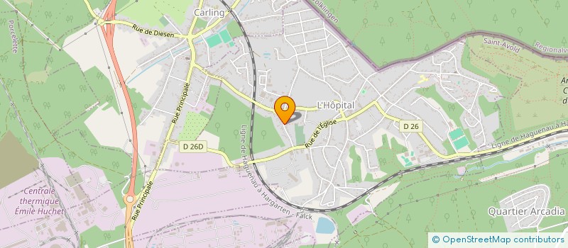 localisation de l'entreprise HARIG WEINACHTER  L'HOPITAL