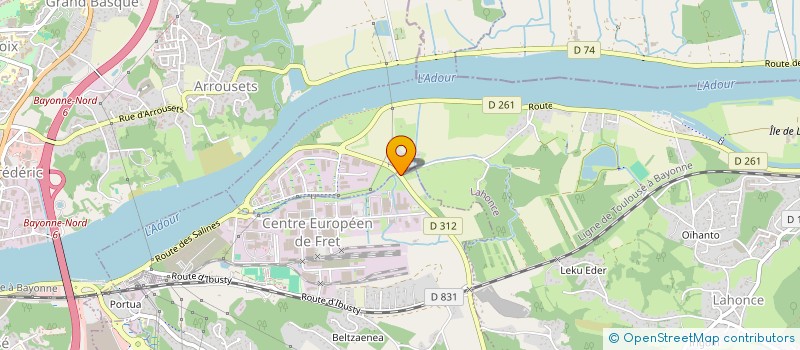 localisation de l'entreprise HARIGNORDOQUY  MOUGUERRE