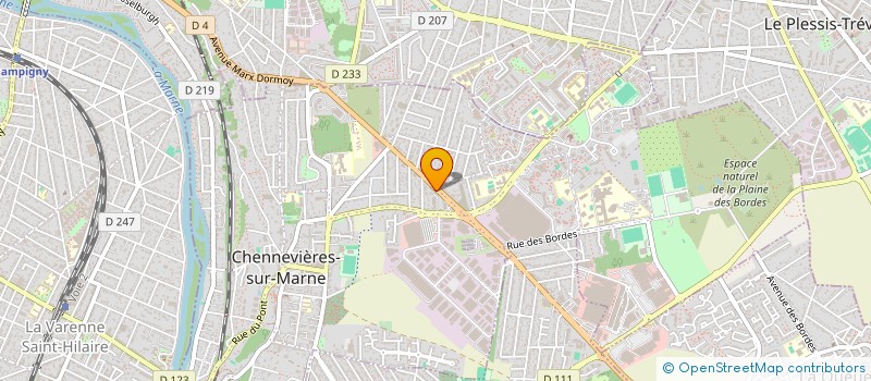 localisation de l'entreprise HARINASH à CHENNEVIERES-SUR-MARNE