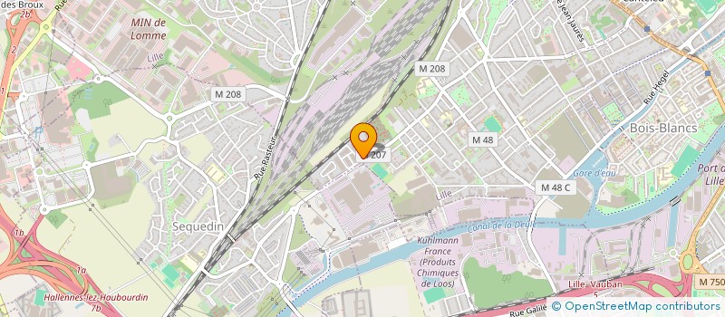localisation de l'entreprise HARIOLUS à LILLE