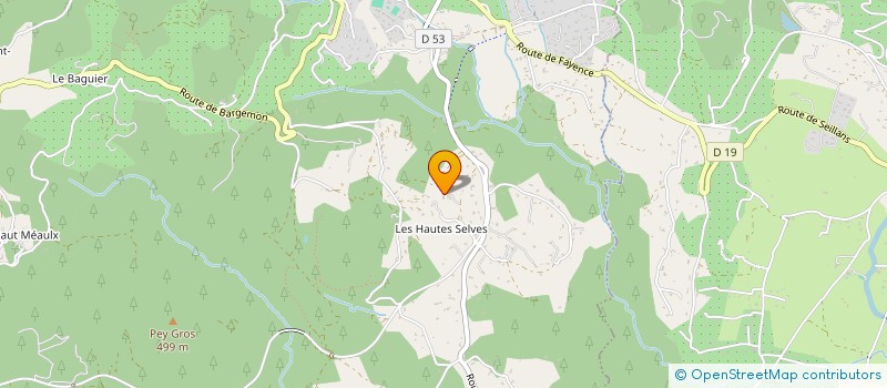 localisation de l'entreprise HARIOM  SEILLANS