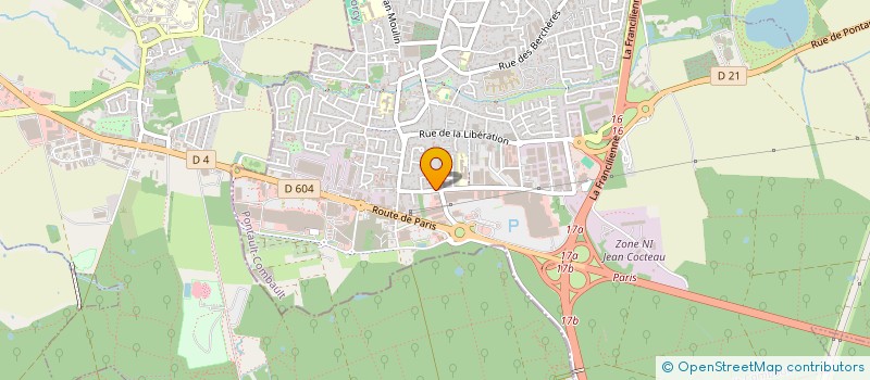 localisation de l'entreprise HARISH à PONTAULT-COMBAULT