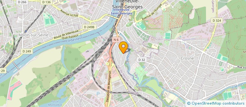 localisation de l'entreprise HARISH INVEST  VILLENEUVE-SAINT-GEORGES