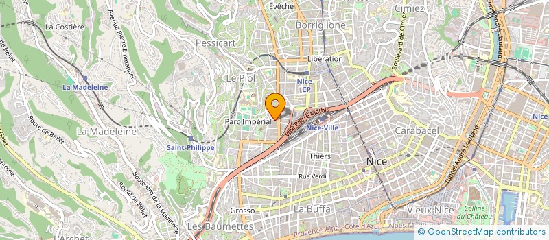 localisation de l'entreprise HARISSA STUDIO à NICE
