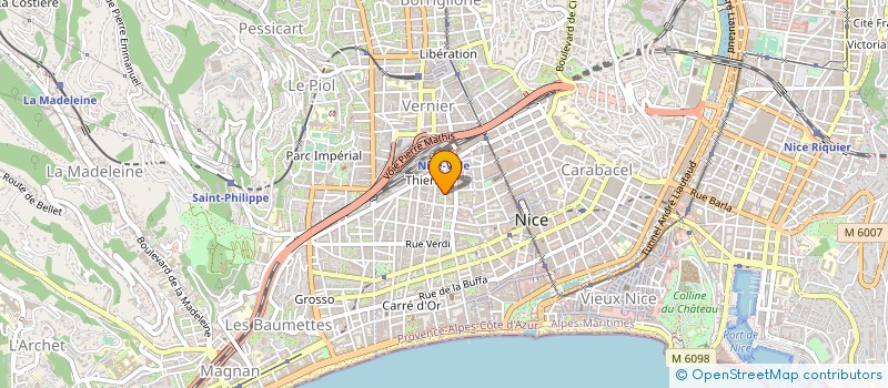 localisation de l'entreprise HARITHA STORES à NICE