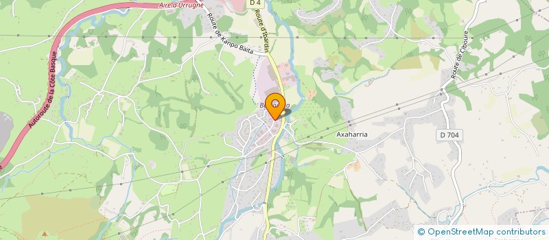 localisation de l'entreprise HARITZA  URRUGNE