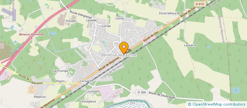 localisation de l'entreprise HARITZAK à SAINT-GEOURS-DE-MAREMNE