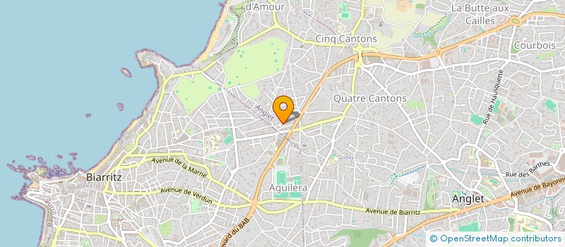 localisation de l'entreprise HARITZAK à BIARRITZ