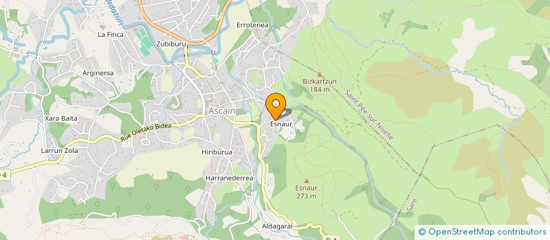 localisation de l'entreprise HARITZENEA  ASCAIN