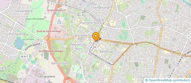 localisation de l'entreprise HARIZ TRANSPORTS à NANTES