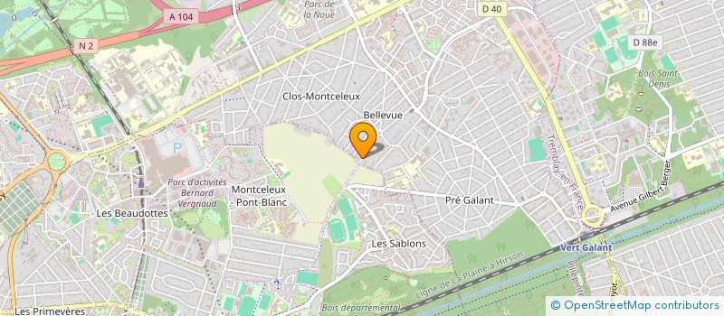 localisation de l'entreprise HARKA PVC à VILLEPINTE