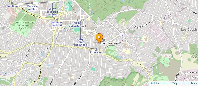localisation de l'entreprise HARKAT à MONTFERMEIL
