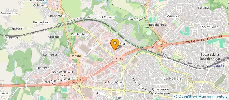 localisation de l'entreprise HARKO HYGIENE à VANNES