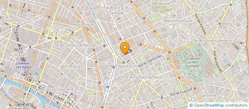 localisation de l'entreprise HARLEM  PARIS