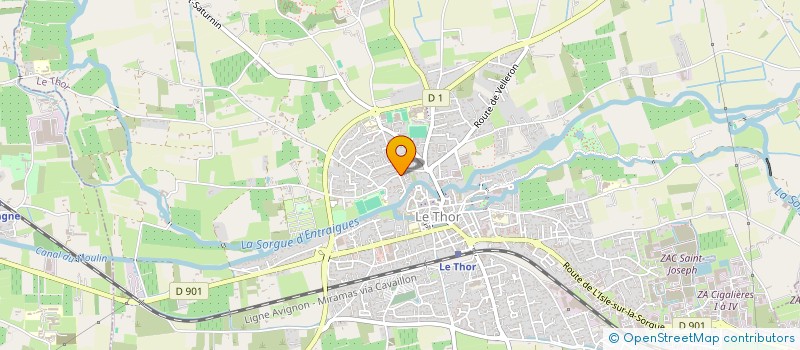 localisation de l'entreprise HARLEM  LE THOR