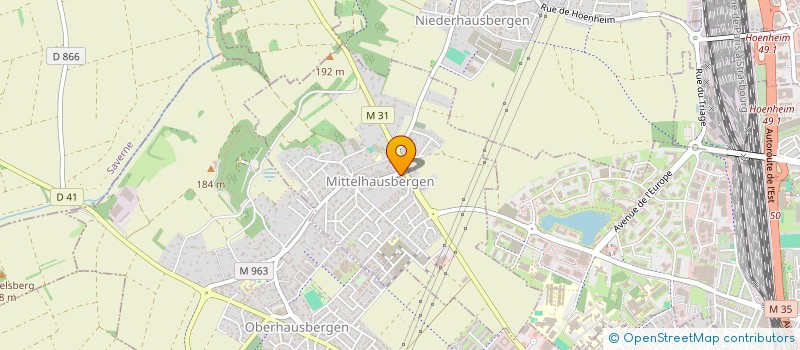 localisation de l'entreprise HARLEV à MITTELHAUSBERGEN