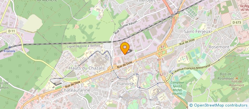 localisation de l'entreprise HARLEY DAVIDSON MOTO CLUB FRANCHE-COMTE (HDMCFC)  ECOLE-VALENTIN