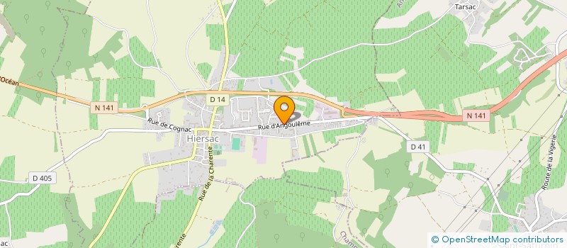 localisation de l'entreprise HARLO à DOUZAT