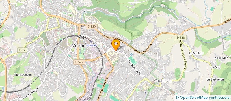 localisation de l'entreprise HARLOVAGE à VOIRON