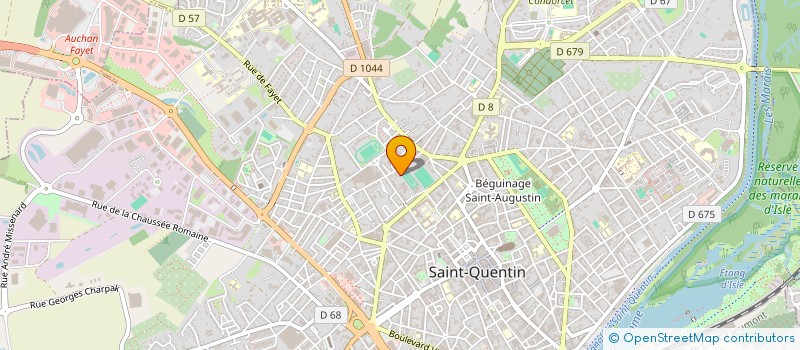 localisation de l'entreprise HARLY QUENTIN à SAINT-QUENTIN
