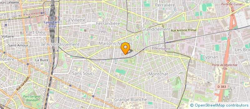 localisation de l'entreprise HARMANGE-LION  LYON