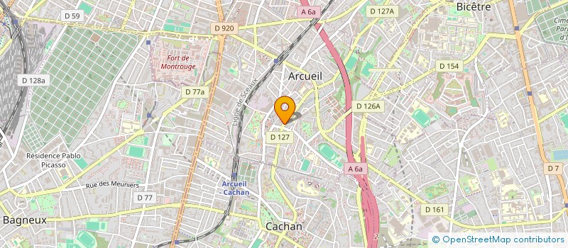 localisation de l'entreprise HARMATAN EXPO à ARCUEIL