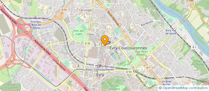 localisation de l'entreprise HARMATTAN  EVRY-COURCOURONNES